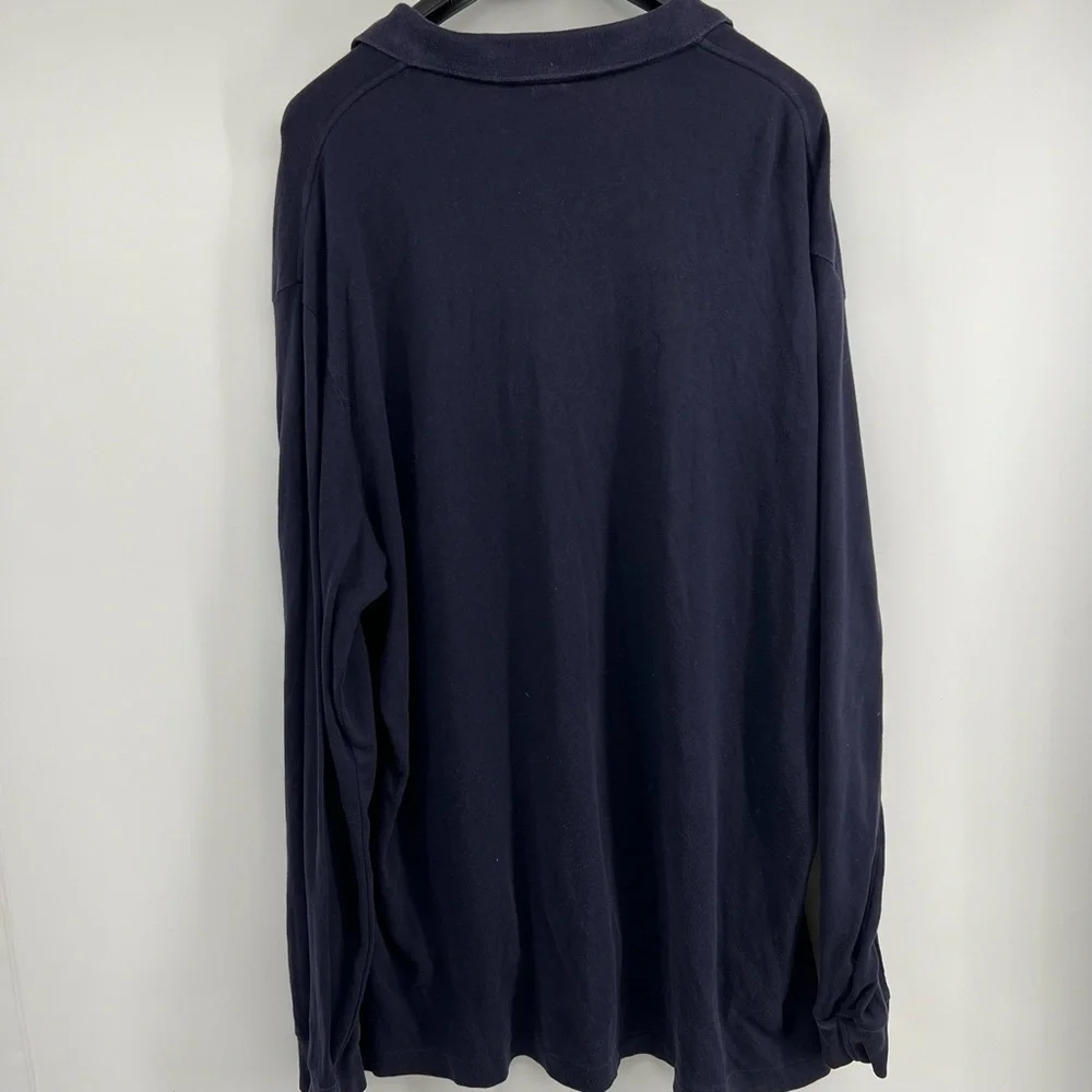 Polo Ralph Lauren Sz XXL‎ Navy Long Sleeve Polo Shirt